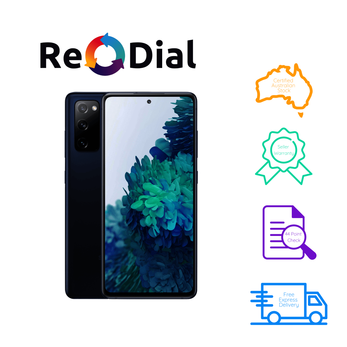 Samsung Galaxy S20 FE 5G (G781B) - Acceptable Condition - ReDial Samsung Galaxy S20 FE 5G (G781B) - Acceptable Condition - ReDial